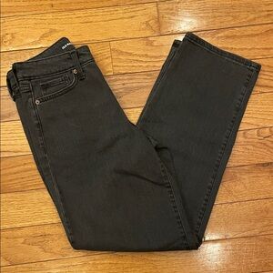 Old Navy Women's Straight Leg Jeans - Black